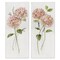Stupell Industries Pink Hydrangea Sprigs 2pc Canvas Set Design by Nan